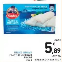 Spazio Conad Filetti di merluzzo FINDUS offerta