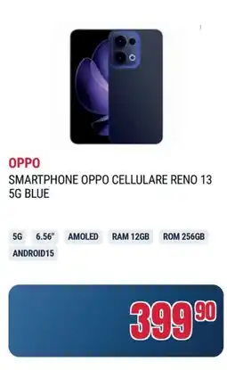 Trony OPPO SMARTPHONE OPPO CELLULARE RENO 13 5G BLUE offerta