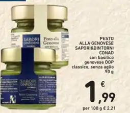 Spazio Conad Pesto alla genovese SAPORI&DINTORNI CONAD offerta