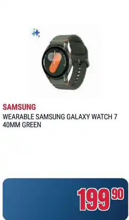 Trony SAMSUNG WEARABLE SAMSUNG GALAXY WATCH 7 40MM GREEN offerta