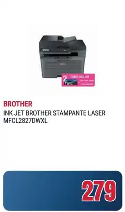 Trony BROTHER INK JET BROTHER STAMPANTE LASER MFCL2827DWXL offerta