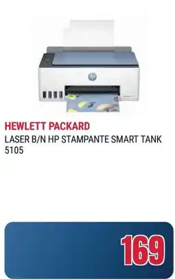 Trony HEWLETT PACKARD LASER B/N HP STAMPANTE SMART TANK 5105 offerta