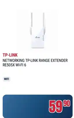 Trony TP-LINK NETWORKING TP-LINK RANGE EXTENDER RE505X WI-FI 6 offerta