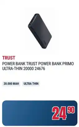 Trony TRUST POWER BANK TRUST POWER BANK PRIMO ULTRA-THIN 20000 24676 offerta