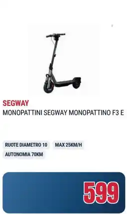 Trony SEGWAY MONOPATTINI SEGWAY MONOPATTINO F3 E offerta