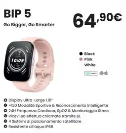 Trony amazfit BIP 5 offerta