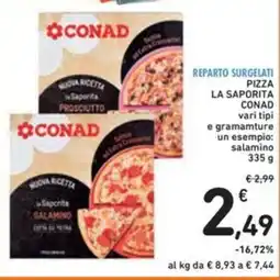Spazio Conad Pizza la saporita CONAD offerta