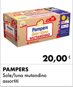 Iper Tosano PAMPERS Sole/luna mutandino assortiti offerta