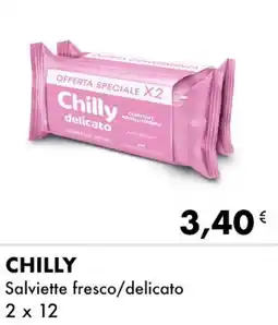 Iper Tosano CHILLY Salviette fresco/delicato 2 x 12 offerta