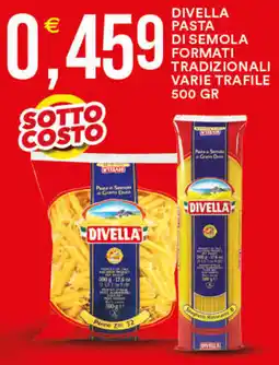 Vantaggio Cash&Carry DIVELLA Pasta di semola formati tradizionali varie trafile offerta