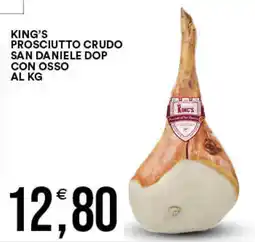 Vantaggio Cash&Carry KING'S Prosciutto crudo san daniele dop con osso al kg offerta