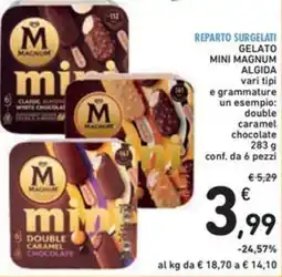 Spazio Conad Gelato mini magnum ALGIDA offerta