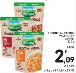 Spazio Conad I pronti al vapore VALFRUTTA offerta