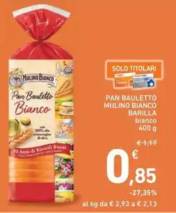 Spazio Conad Pan bauletto mulino bianco BARILLA offerta