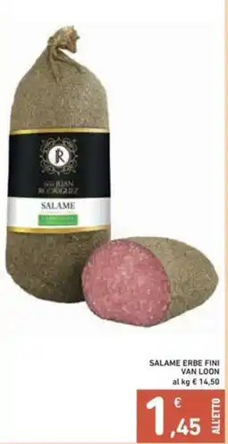 Spazio Conad Salame erbe fini van loon offerta