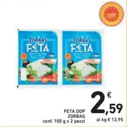 Spazio Conad Feta dop ZORBAS offerta