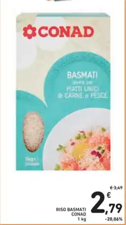 Spazio Conad Riso basmati CONAD offerta