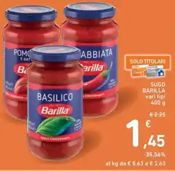 Spazio Conad Sugo BARILLA offerta