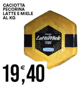 Vantaggio Cash&Carry Caciotta pecorina latte e miele al kg offerta