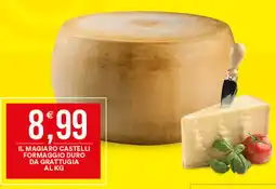 Vantaggio Cash&Carry Il magiaro castelli formaggio duro da grattugia al kg offerta