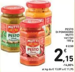Spazio Conad Pesto di pomodoro MUTTI offerta
