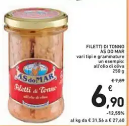 Spazio Conad Filetti di tonno AS DO MAR offerta