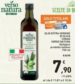 Spazio Conad Olio extra vergine di oliva CONAD VERSO NATURA offerta