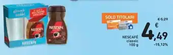 Spazio Conad NESCAFÉ classic offerta