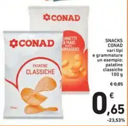 Spazio Conad Snacks CONAD offerta