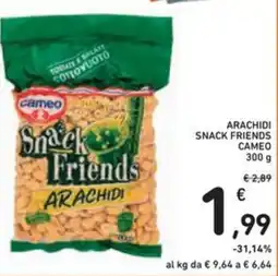 Spazio Conad Arachidi snack friends CAMEO offerta
