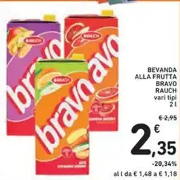 Spazio Conad Bevanda alla frutta bravo RAUCH offerta