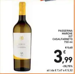 Spazio Conad Passerina marche igt casalfarneto offerta