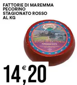 Vantaggio Cash&Carry Fattorie di maremma pecorino stagionato rosso al kg offerta