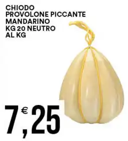 Vantaggio Cash&Carry Chiodo provolone piccante mandarino neutro al kg offerta