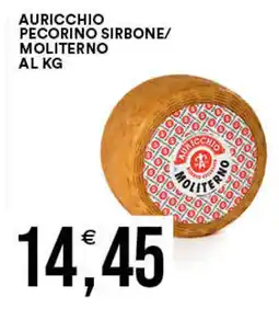 Vantaggio Cash&Carry Auricchio pecorino sirbone/ moliterno al kg offerta
