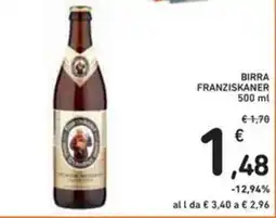 Spazio Conad Birra franziskaner offerta