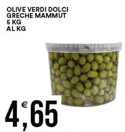 Vantaggio Cash&Carry Olive verdi dolci greche mammut al kg offerta