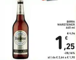 Spazio Conad Birra warsteiner offerta