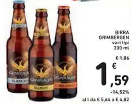 Spazio Conad Birra GRIMBERGEN vari tipi offerta