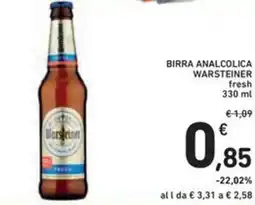 Spazio Conad Birra analcolica WARSTEINER fresh offerta