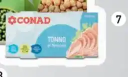 Spazio Conad TONNO CONAD al naturale conf. pezzi offerta