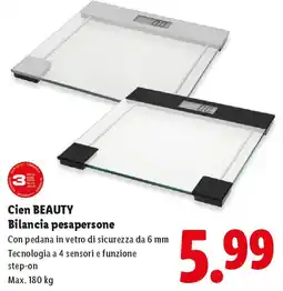 Lidl Cien BEAUTY Bilancia pesapersone offerta