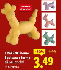 Lidl LIVARNO home Scultura a forma di palloncini offerta