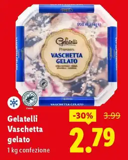 Lidl Gelatelli Vaschetta gelato offerta