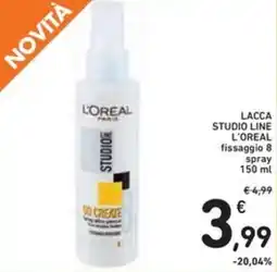 Spazio Conad Lacca studio line L'OREAL offerta
