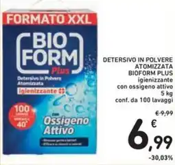 Spazio Conad Detersivo in polvere atomizzata BIOFORM PLUS offerta