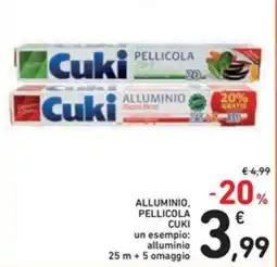Spazio Conad Alluminio, pellicola CUKI offerta