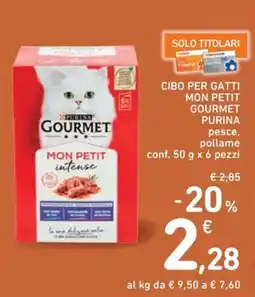 Spazio Conad Cibo per gatti mon petit gourmet PURINA offerta