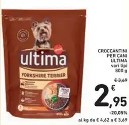 Spazio Conad Croccantini per cani ULTIMA vari tipi offerta