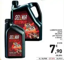 Spazio Conad Lubrificante auto SELENIA offerta